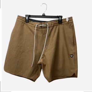 VISSLA Men's Brown Athletic Shorts